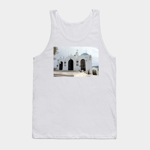 Chapel of Agios Giorgios, Athens Tank Top by HazelWright